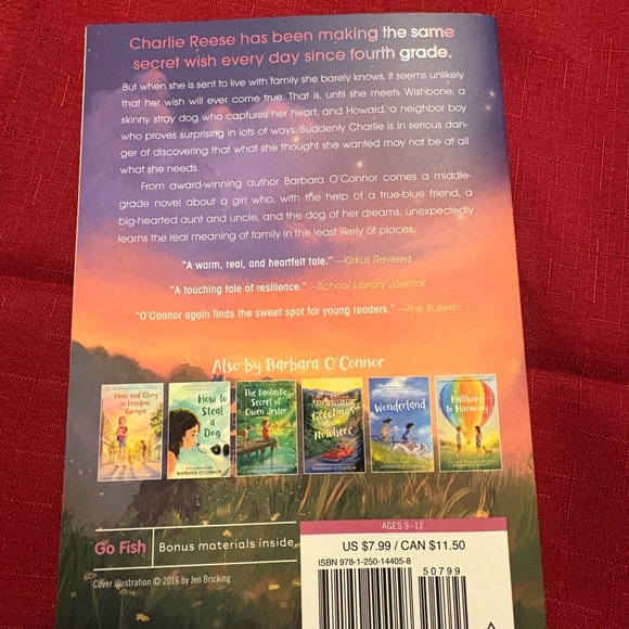 Wish by Barbara O'Connor Book - Picture 2 of 2